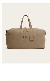  Soho Suedette Weekend Bag in Taupe