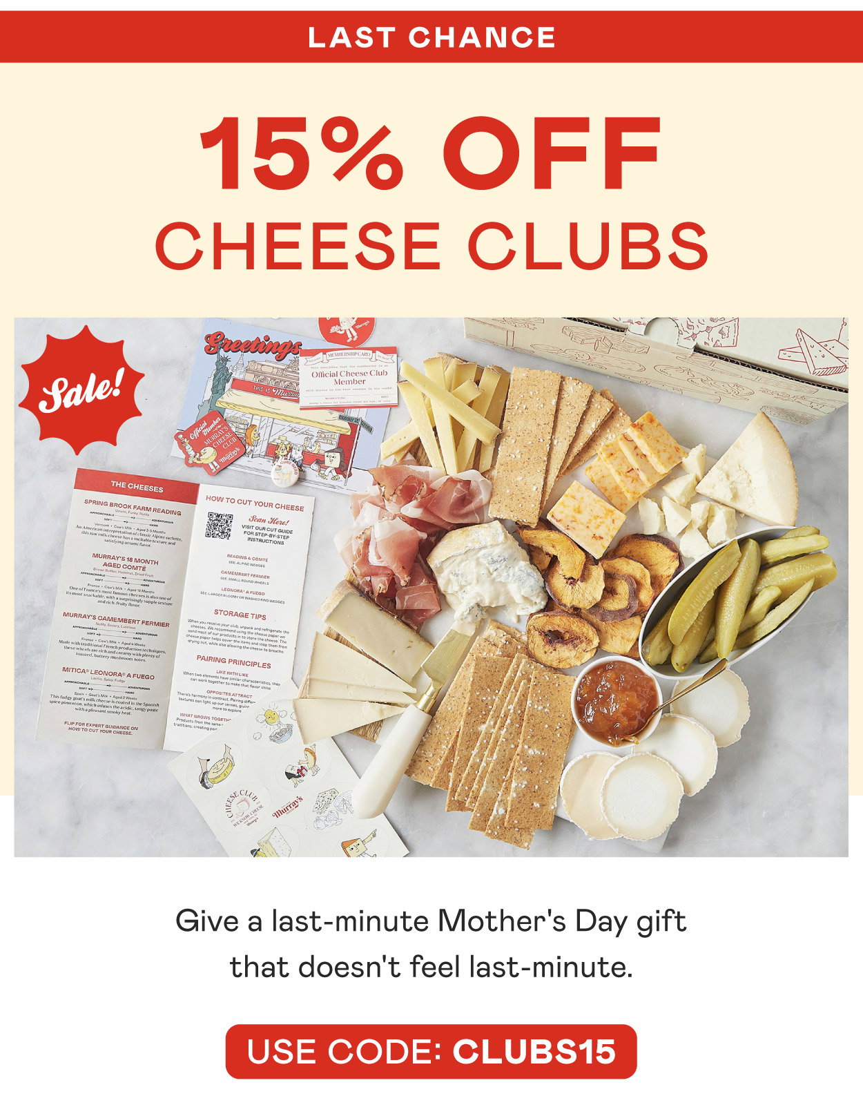 Murray's Cheese Clubs Sale