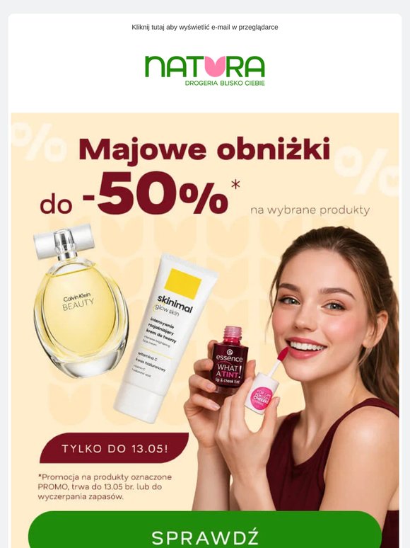 🌸 Majowe obniżki do -50%