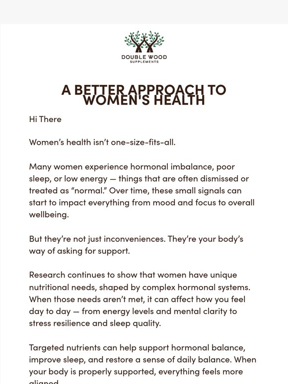 Women's health isn't one-size-fits-all