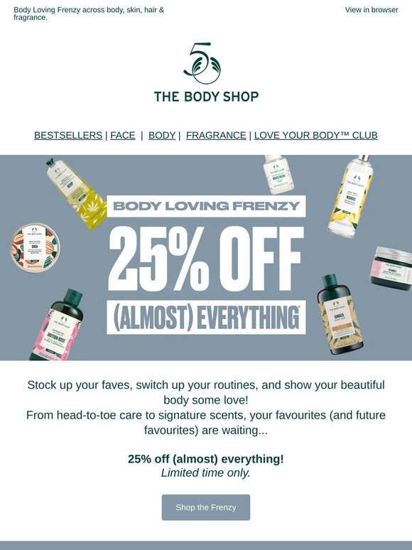 25% OFF (almost) everything* starts now! ✨