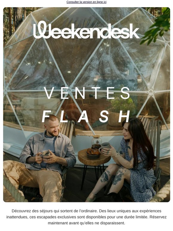 VENTES FLASH séjours insolites