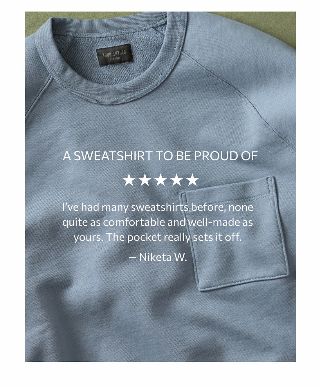 SHOP THE POCKET SWEATSHIRT