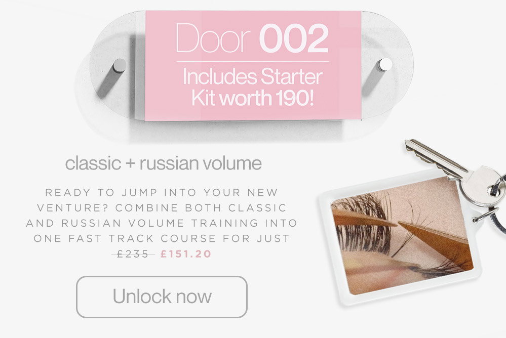 Door 2 - fast track class AND russian volume course