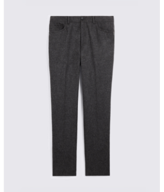 Charcoal 5 Pocket Wool Trousers