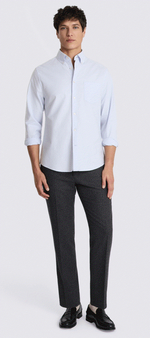 Sky Washed Cotton Oxford Shirt