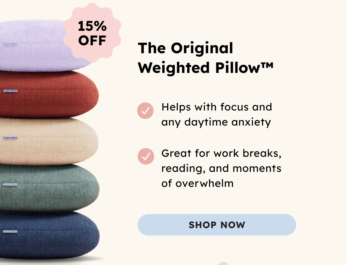 The Original Weighted Pillow