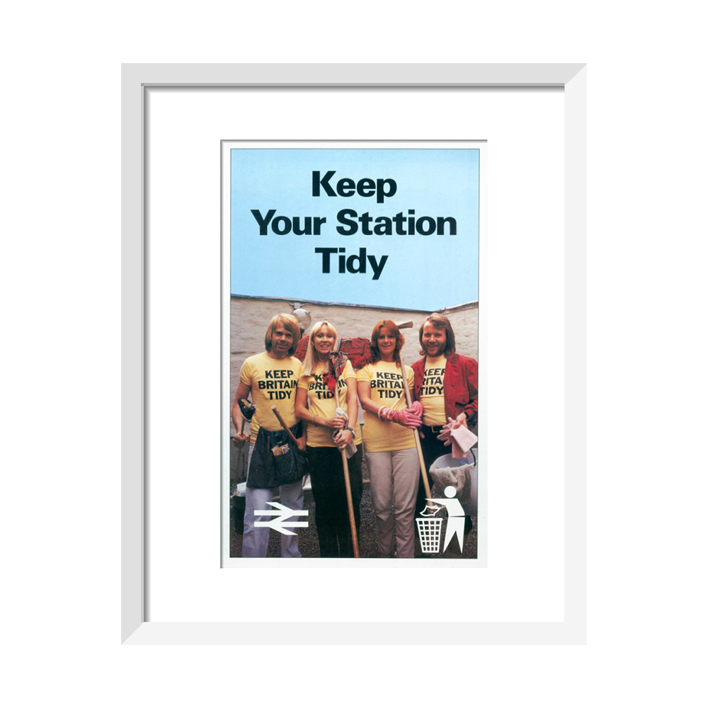 'Keep Your Station Tidy', BR poster, 1979.