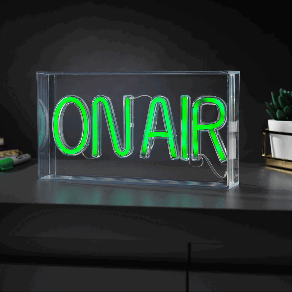 On Air Sign - Neon Light Box