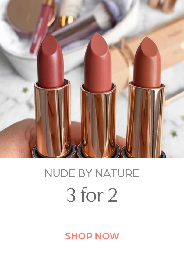 Ends tonight - shop 3 for 2 on Nude by Nature