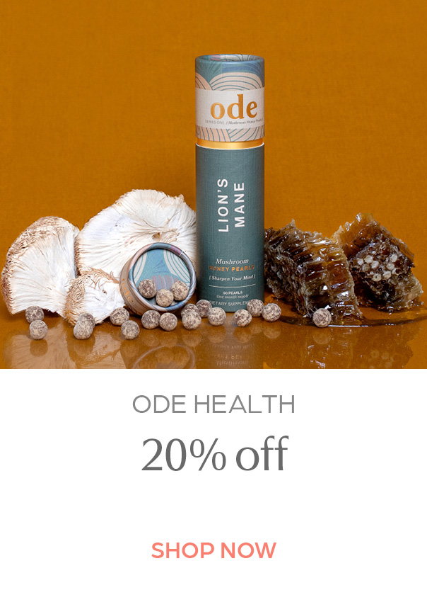 Ends tonight - save 20% off Ode Health