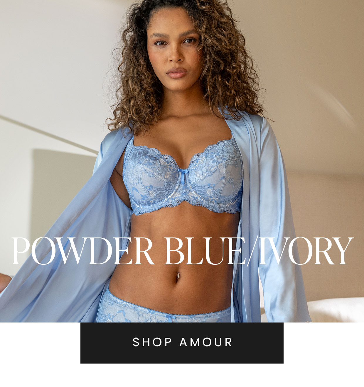 Amour Powder Blue/Ivory >