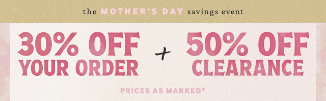 30% off your order