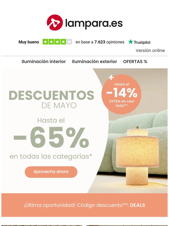 Entra rápido: Las ofertas de mayo terminan hoy 🐞
