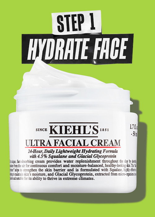 STEP 1 - HYDRATE FACE