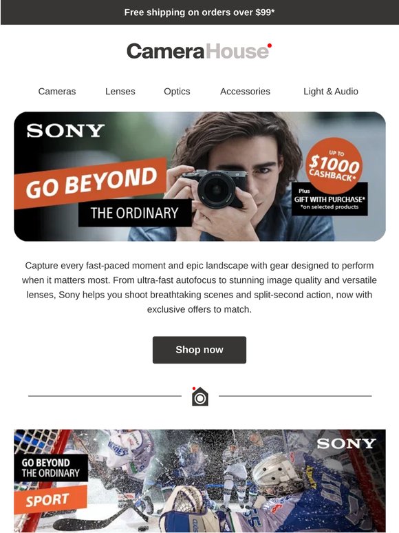 🏁 Sony Month Deals for 🏎️ Sport & Landscape 🏔️ Shooters