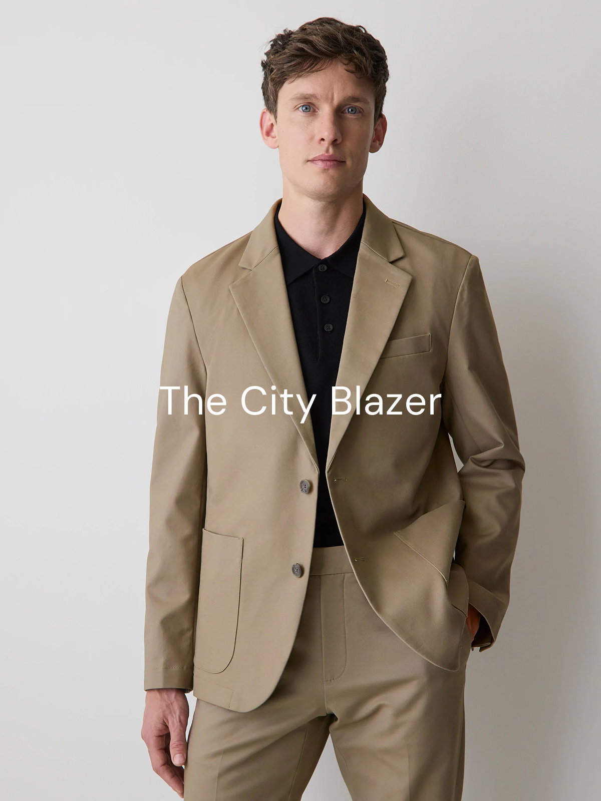 The Slim-Fit Knit Blazer