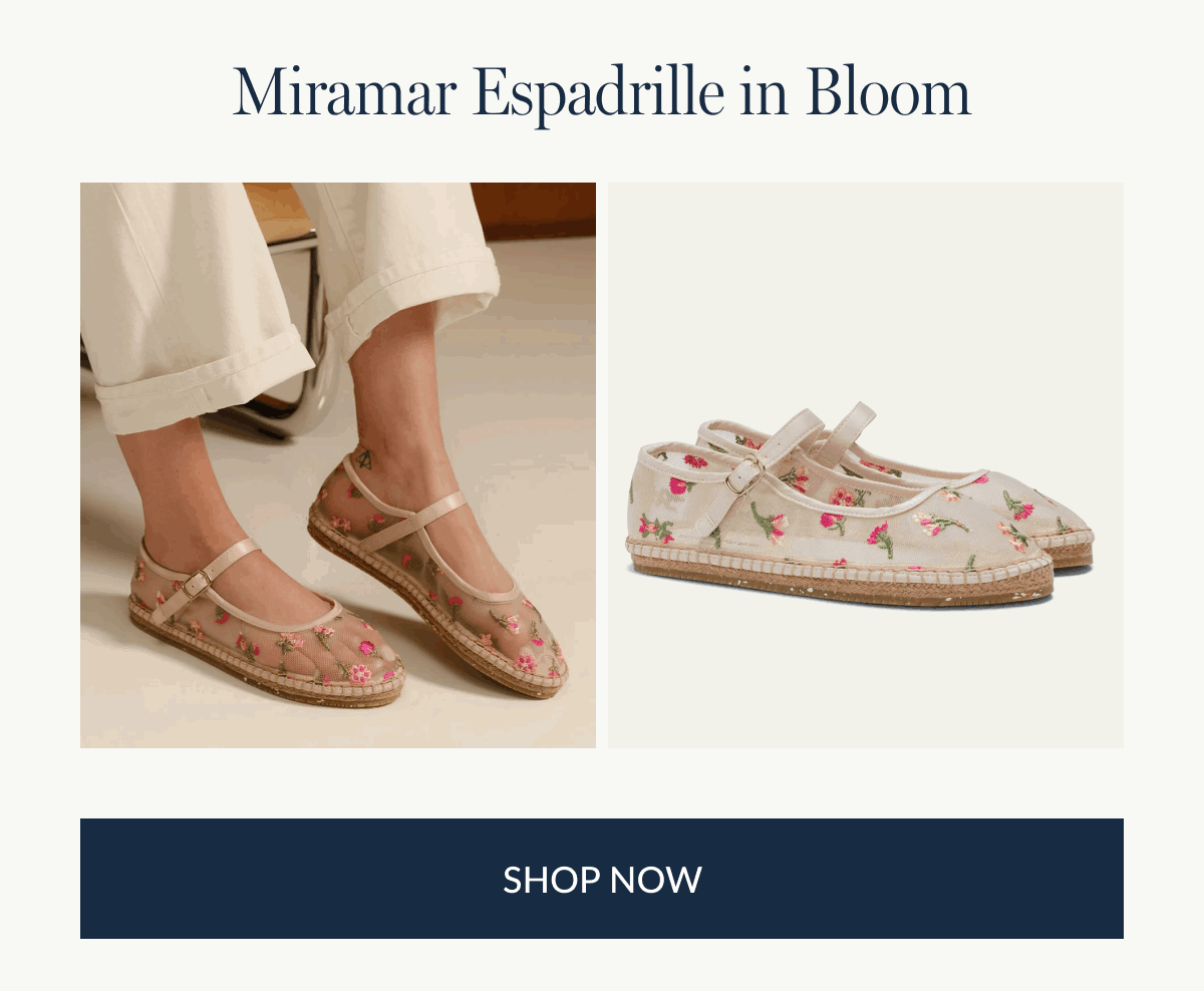 Miramar Espadrille in Bloom