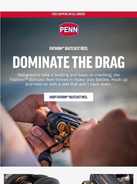 Fish the Fathom™ Baitcast Reel 🎣