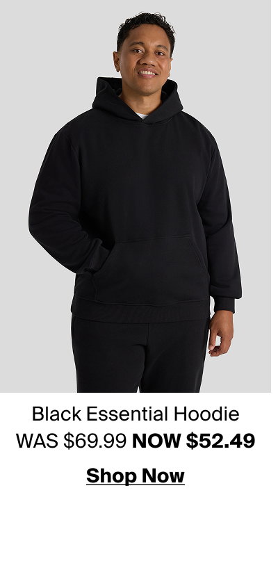 Black Essential Hoodie