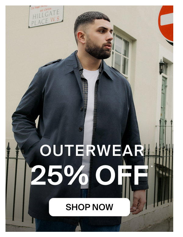 25% OFF OUTERWEAR