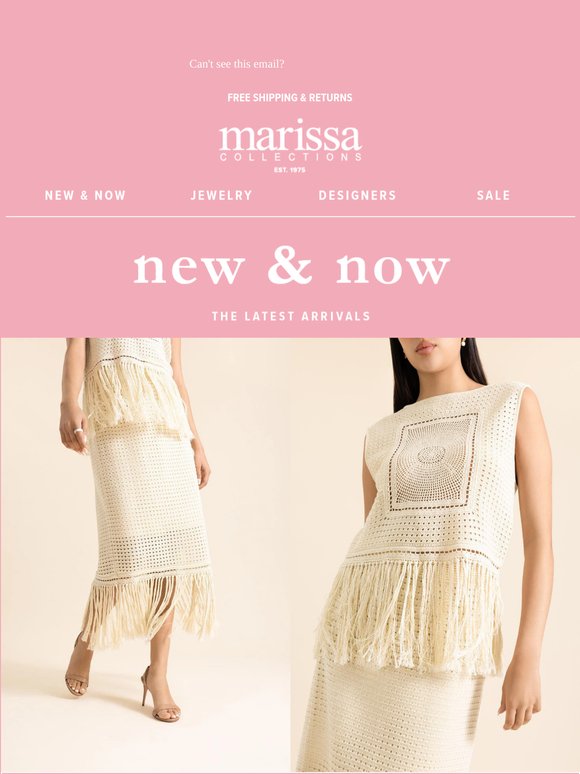 NEW & NOW | Zimmermann, Foundrae, Yuzefi, Irene Neuwirth, La DoubleJ, Spinelli Kilcollin, & more...