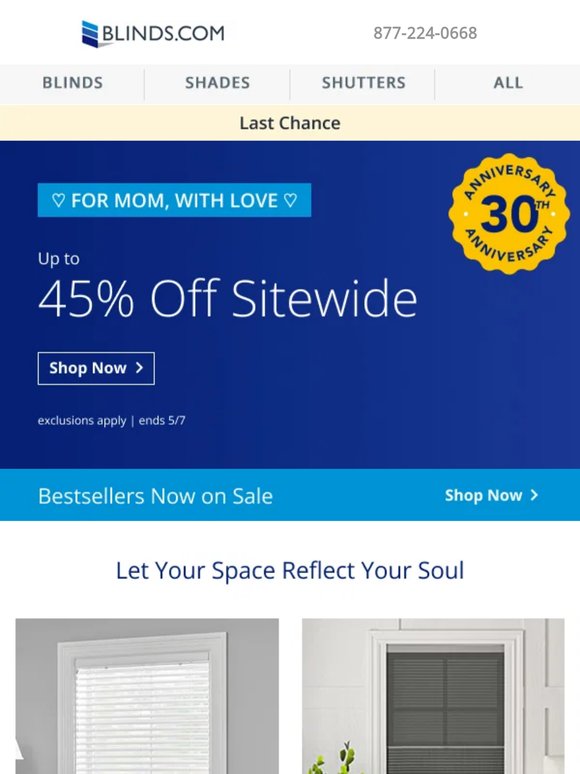 Sweet Savings for Mom 💕 Up to 45% Off