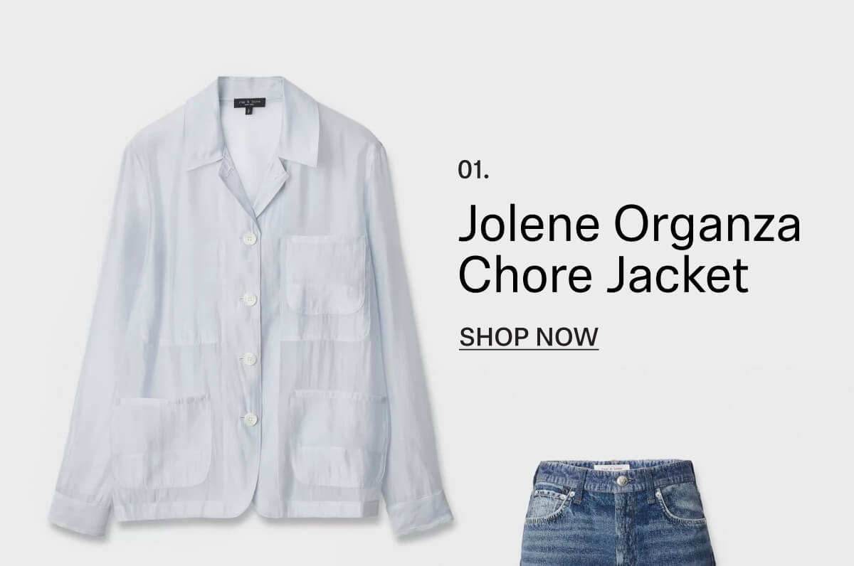 Shop Jolene Organza Chore Jacket