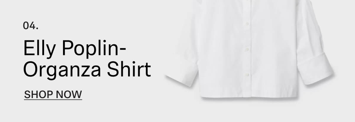 Shop Elly Poplin-Organza Shirt