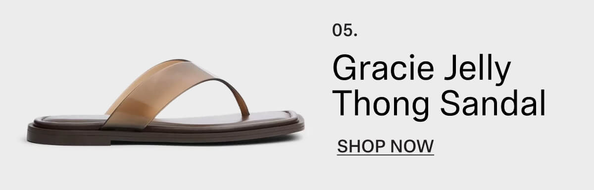 Shop Gracie Jelly Thong Sandal