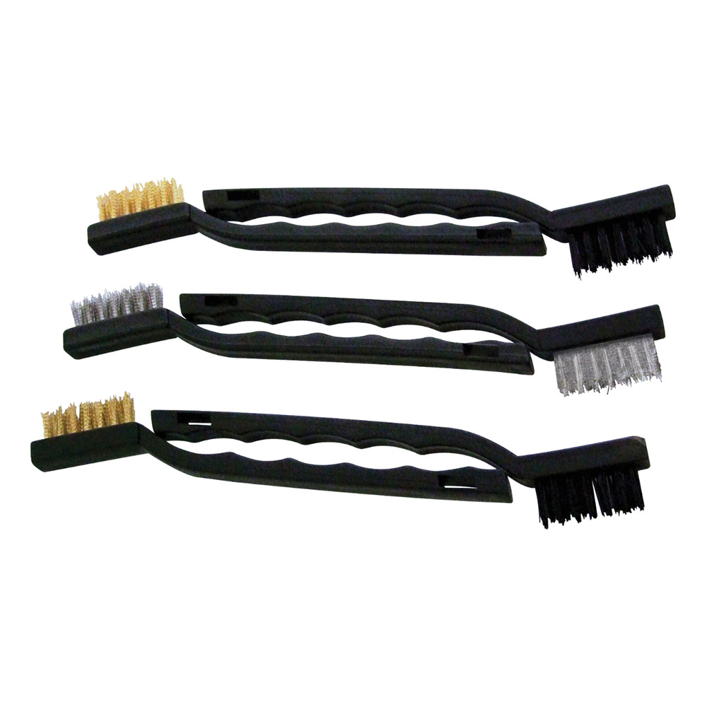 Amtech 6 Piece Small Wire Brush Set - Steel, Brass & Nylon Heads  - £3.99 delivered