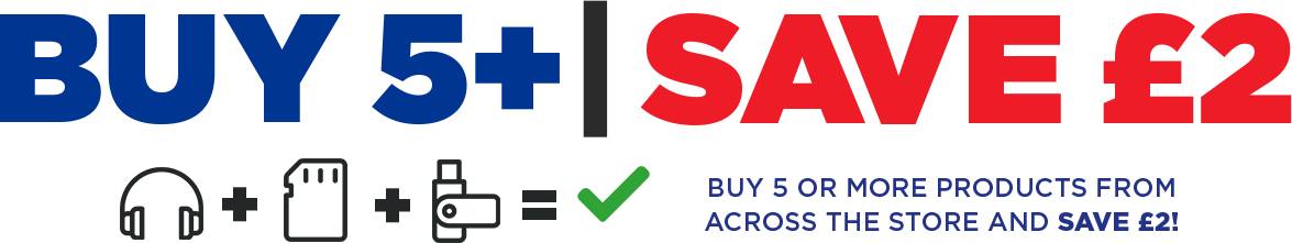 Hurry Limited Time Offer - Buy 5+ items and save £2