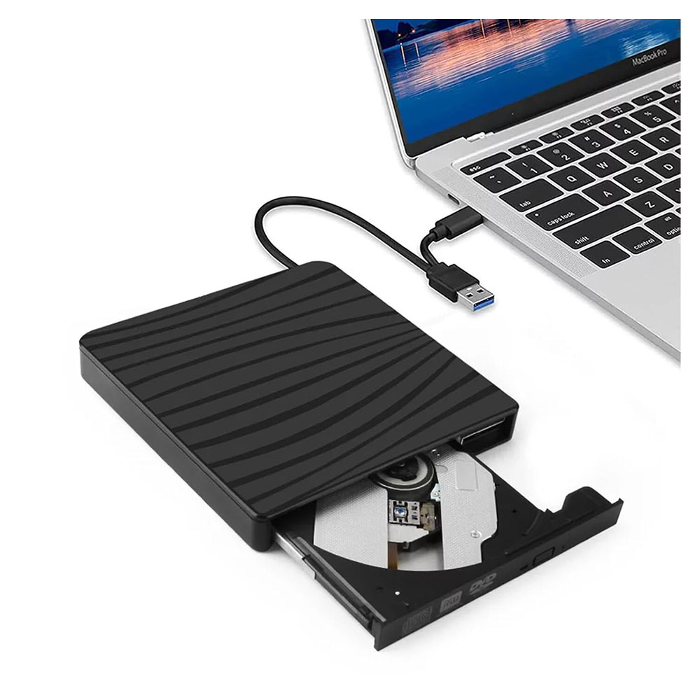 EvoDX Slim External CD DVD & DVD-RW Drive - Black - £17.99 delivered