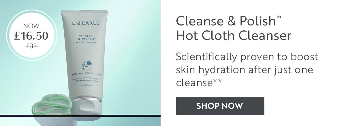 Cleanse & Polish™ Hot Cloth Cleanser  Scientifically proven to boost skin hydration after just one cleanse**