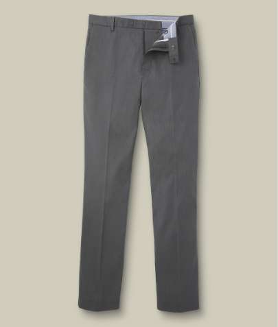 Smart Texture Pants - Charcoal Grey