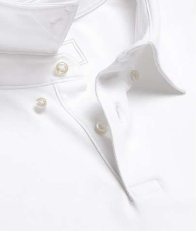 Smart Cotton Polo - White