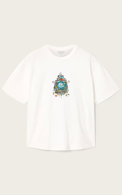 WHITE GRAPHIC T-SHIRT