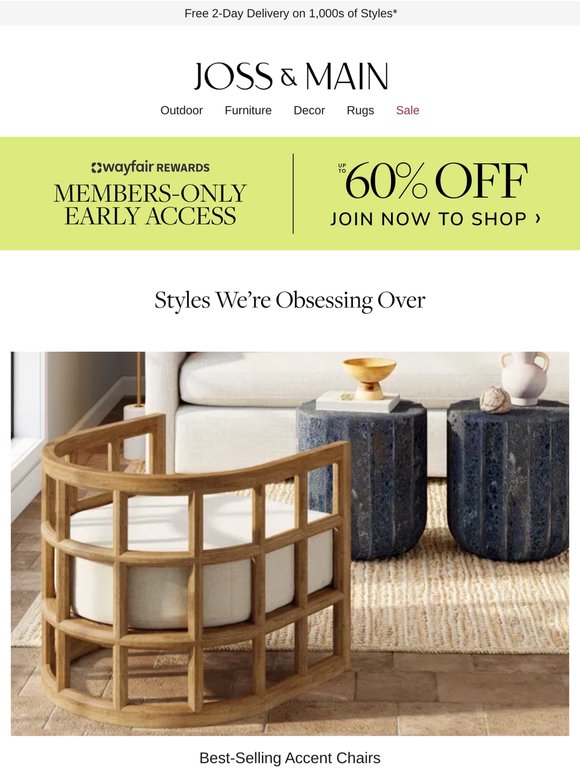 ❇ Best-selling accent chairs ❇
