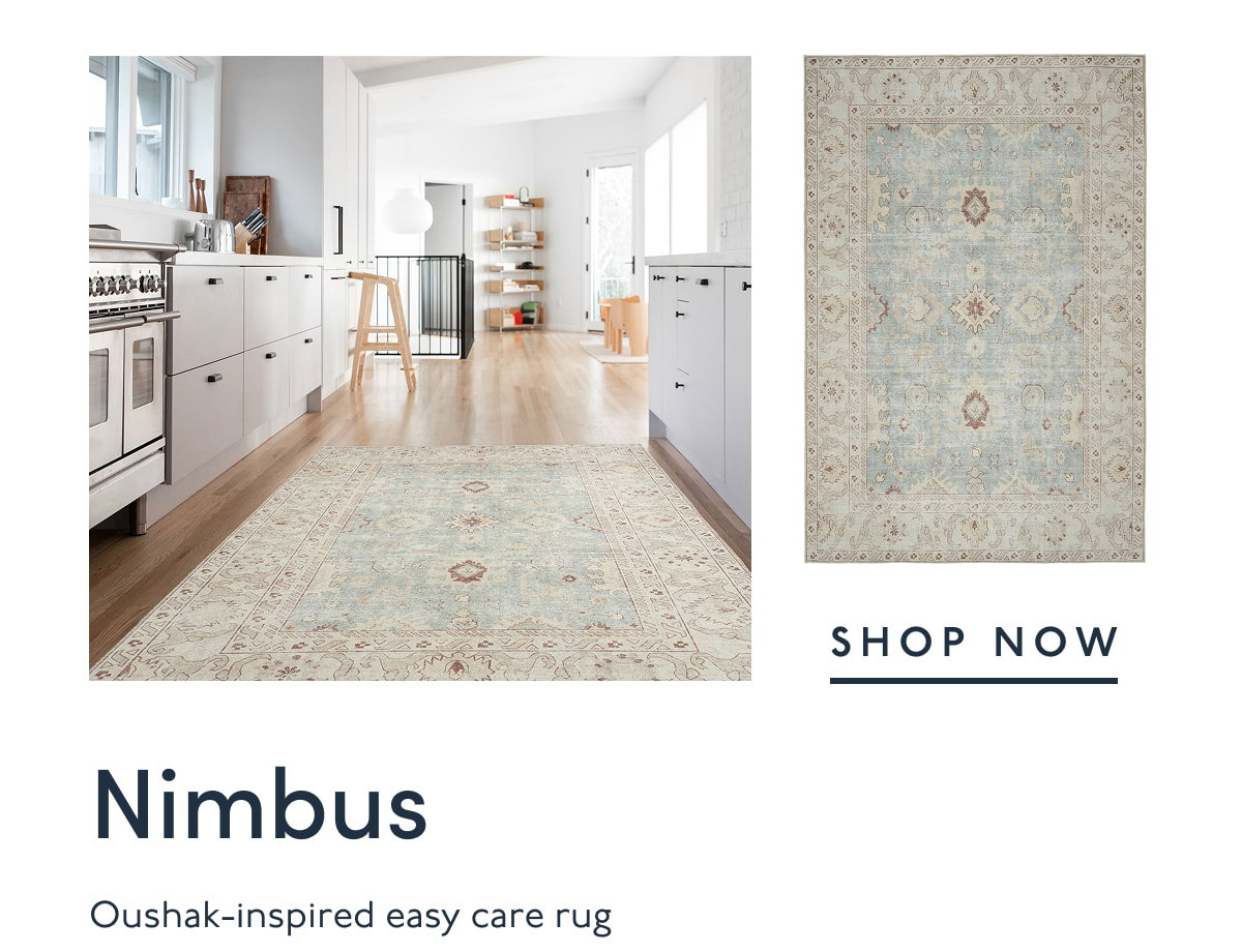 Nimbus | Oushak-inspired easy care rug | SHOP NOW