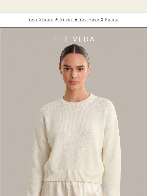 The Veda: 100% Cotton. Endlessly Classic.