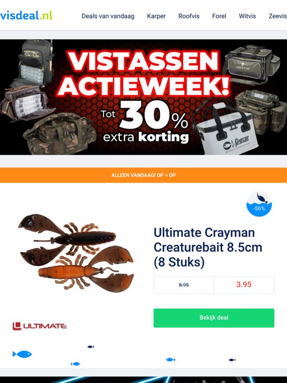 Laatste kans vistassen tot 30% 🚨