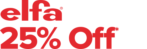 Elfa 25 Percent Off*
