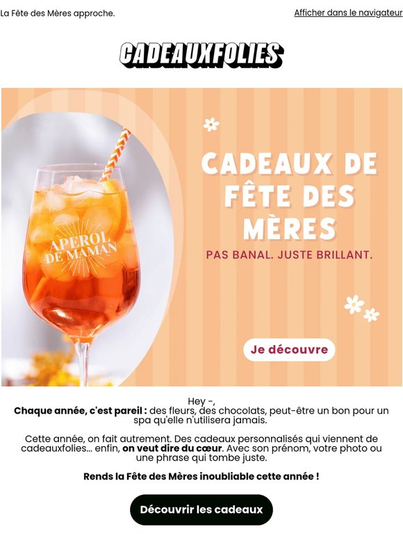 Les fleurs fanent. Les bons cadeaux, non. 💐