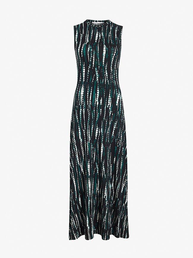 Jordyn Dress in Soft Jersey in black multi