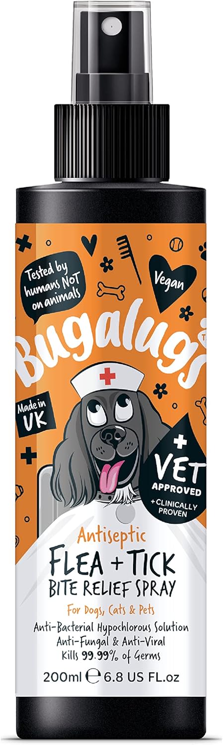 Image of Bugalugs Antiseptic Flea & Tick Bite Relief Spray