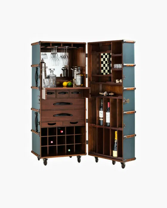 Stateroom Bar Cabinet Petrol