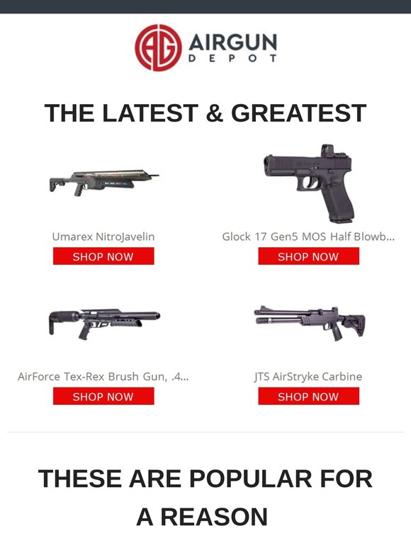 What is NEW at Airgun Depot?