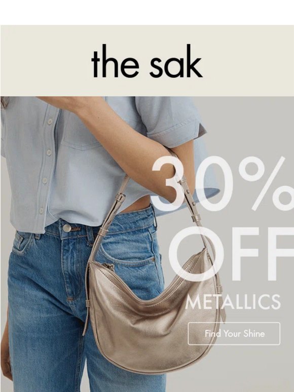Get 30% OFF Sparkly Leather Styles