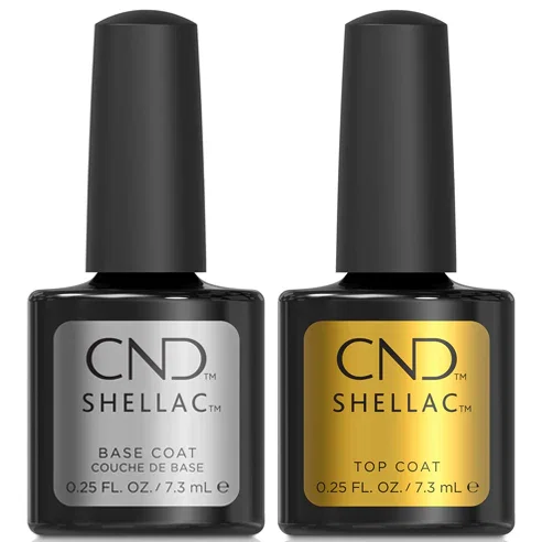 Image of CND Shellac - Base & Top Coat (0.25 oz)