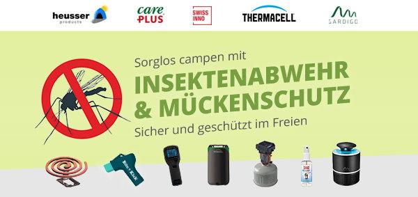 Sorglos campen mit Insektenabwehr & Mückenschutz